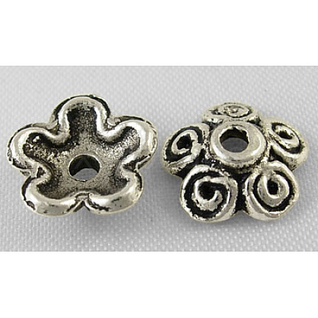 Tibetan Style Alloy Caps LF0202Y-1