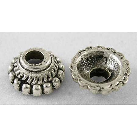 Tibetan Style Alloy Caps LF1235Y-NF-1