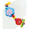 Colorful Wooden Beads Bracelets BJEW-JB00205-12-2