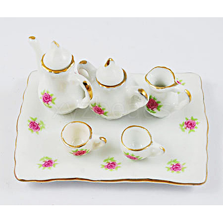 Handmade Porcelain Tea Set Decoration CFT003Y-1