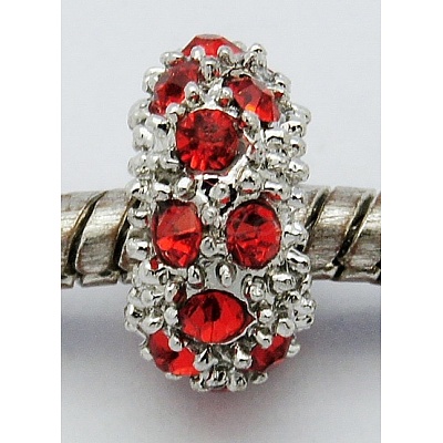 Alloy Rhinestone European Beads CPDL-H998-14-1