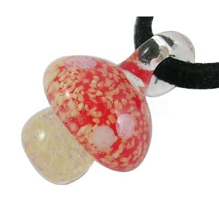 Handmade Luminous Lampwork Pendants DA135J-1-1