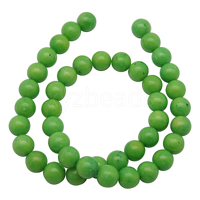 Natural Mashan Jade Beads Strands DJAD-8D-17-2-1