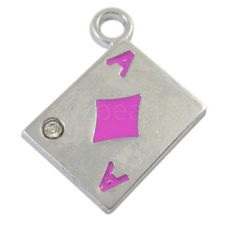 Alloy Enamel Pendants EAP031Y-2-1