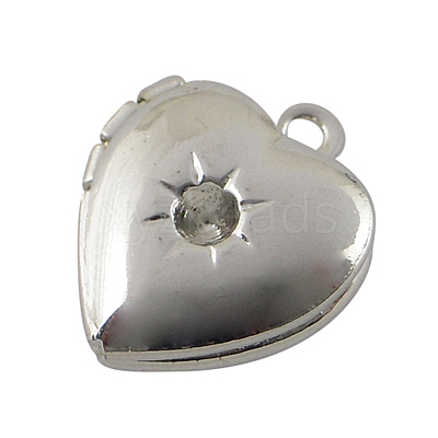 Brass Locket Pendants EC1173-S-1
