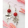 Dangle Fairy Earrings EJEW-JE00196-4