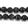 Natural Madagascar Black Agate Bead Strands G-N213A-56-2