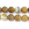 Natural Madagascar Agate Beads Strands G-N213B-57-1