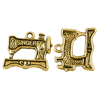 Tibetan Style Alloy Pendants GLF10548Y-NF-1
