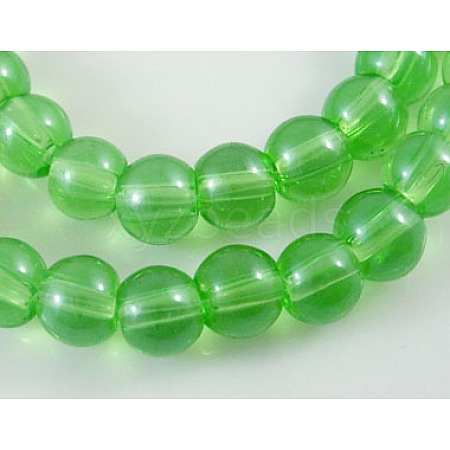 Glass Beads Strands GR4mm17Y-B-1