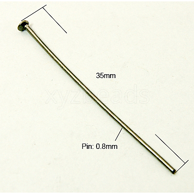 Iron Flat Head Pins HPB3.5CM-NF-1