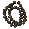 Natural Yellow Jade Beads Strands JBR10mm-23-2