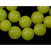 Natural Yellow Jade Beads Strands JBR8mm-12-1