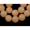 Natural Yellow Jade Beads Strands JBR8mm-3-1