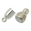 Brass Magnetic Clasps with Loops KK-H049-3