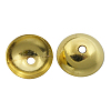 Brass Bead Caps KK-H052-G-3-1