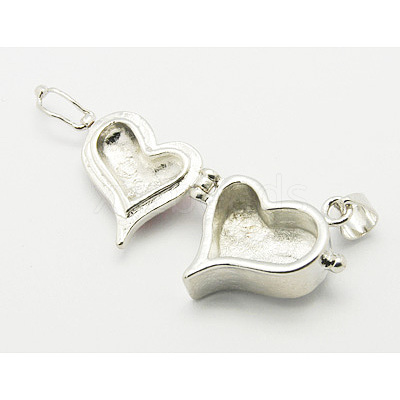 Brass Prayer Box Pendants KK-Q200-1-1