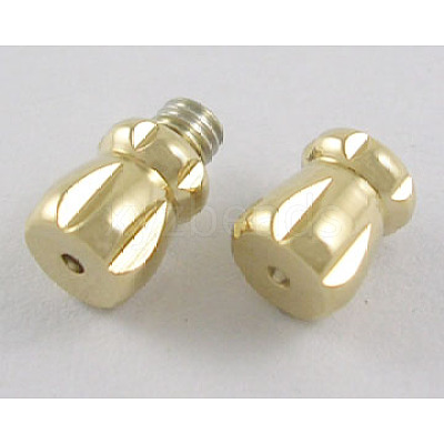 Brass Screw Clasps KK88-G-1