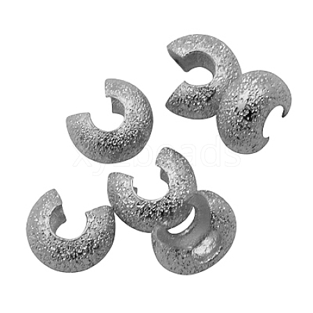Brass Crimp Beads Covers KK-G015-P-NF-1