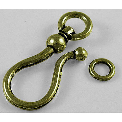 Tibetan Style S Hook Clasps MLF5091Y-1