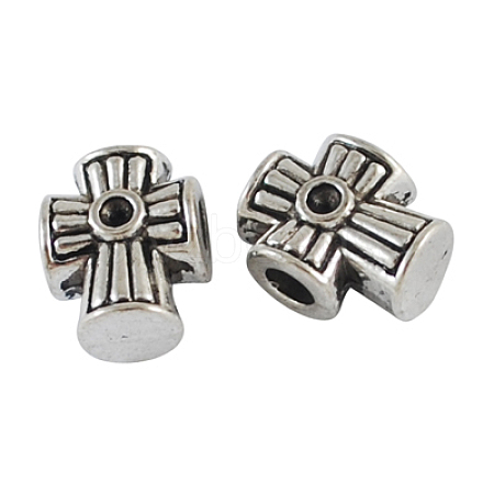 Alloy European Beads MPDL-6684-AS-R-1