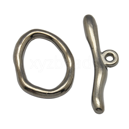 Alloy Toggle Clasps PALLOY-G014-B-1