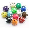 Opaque Acrylic Beads PB21P9639M-1