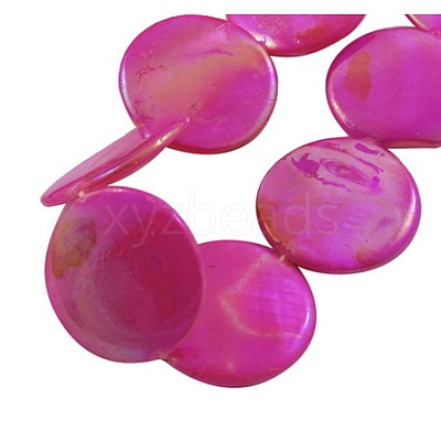 Handmade Natural Shell Beads Strands PBB-XXBK199Y-DD-1