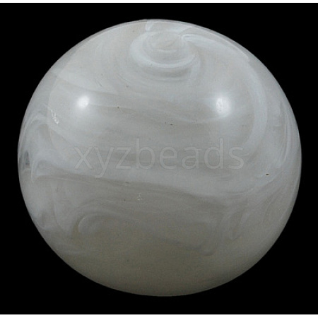 Acrylic Imitation Gemstone Beads PGB281Y-15-1