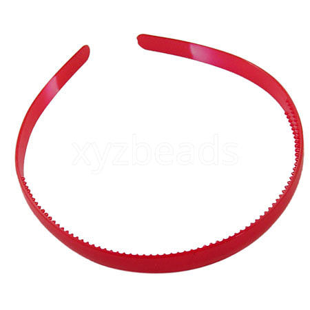 Plain Plastic Hair Band Findings PJH103Y-6-1