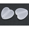 Frosted Transparent Acrylic Beads PL572-1