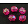 Eco-Friendly Transparent Acrylic Beads PL642-9-1