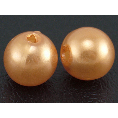 Imitation Pearl Acrylic Beads PL607-9-1