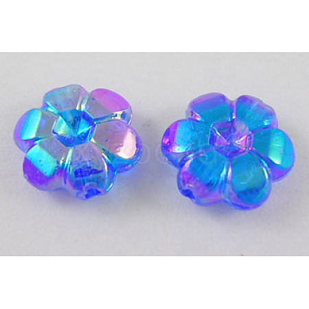 Transparent Acrylic Beads PL538-32-1