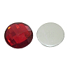 Acrylic Rhinestone Flat Back Cabochons PQO-12mm17-1