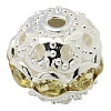 Brass Rhinestone Beads RB-A011-10mm-13S-1