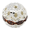 Brass Rhinestone Beads RB-A011-10mm-17S-1