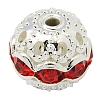 Brass Rhinestone Beads RB-A011-10mm-20S-1