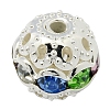 Brass Rhinestone Beads RB-A011-12mm-37S-1