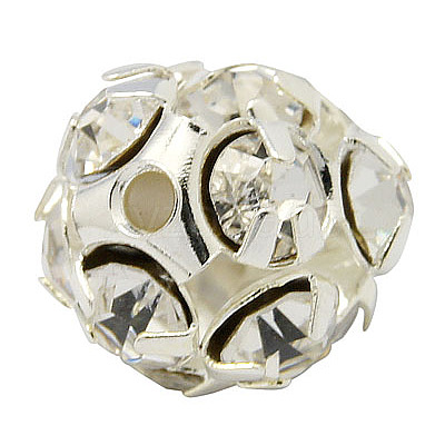 Brass Rhinestone Beads RB-H034-7-1-1