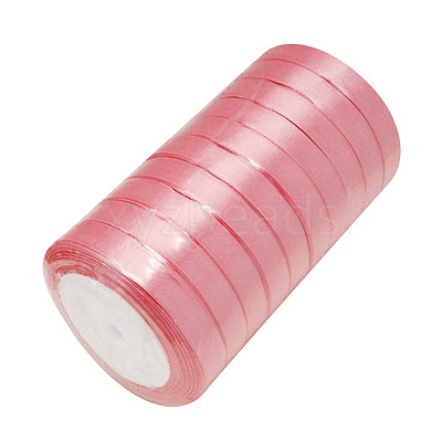 Breast Cancer Pink Awareness Ribbon Making Materials Single Face Satin Ribbon RC20mmY082-1