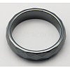 Non-Magnetic Synthetic Hematite Wide Band Rings RJEW-A026-2-1