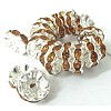 Rhinestone Spacer Beads RSB010C17-1