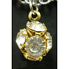 Alloy Rhinestone Pendants RSB02-1