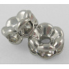 Brass Rhinestone Spacer Beads RSB031NF-01K-1