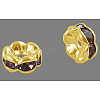 Grade A Brass Rhinestone Spacer Beads RSB160NF-16G-1