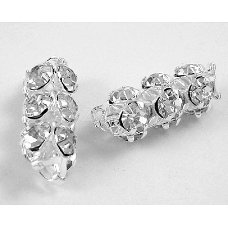 Middle East Rhinestone Spacer Beads RSB023NF-2-1