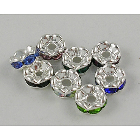 Rhinestone Spacer Beads RSB029NF-1