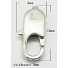 304 Stainless Steel Lobster Claw Clasps STAS-Q046-2-1