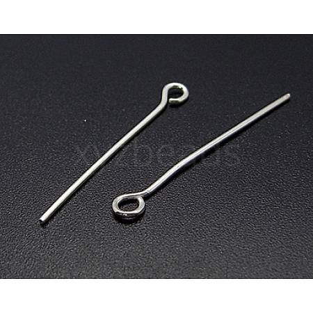 925 Sterling Silver Eye Pin STER-A011-10-1